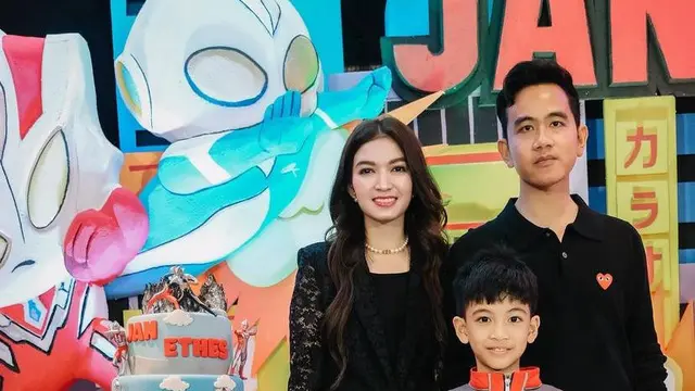 Gaya Stylish Anak Bontot Gibran Rakabuming Raka dan Selvi Ananda, La Lembah Manah Kenakan Sepatu Branded Rp11Jutaan