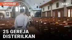 Puluhan Gereja di Jalur Pantura Disterilkan