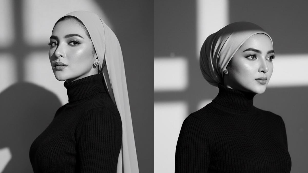 Potret Manglingi Ashanty dengan Berbagai Gaya Hijab, Cantik Paripurna Bak Putri Dubai