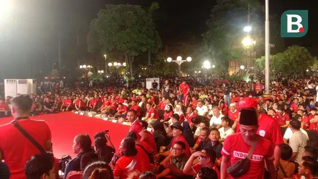 Nobar Timnas Indonesia U-23 Vs Uzbekistan