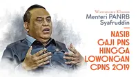 Wawancara Khusus Menteri PANRB Syafruddin. (Abdillah)