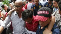 Sebelumnya, polisi menyebut Andi Lala hanya menghabisi Riyanto, istrinya dan mertuanya. Sementara, tiga anak Riyanto dianiaya rekannya. (Liputan6.com/Reza Efendi)