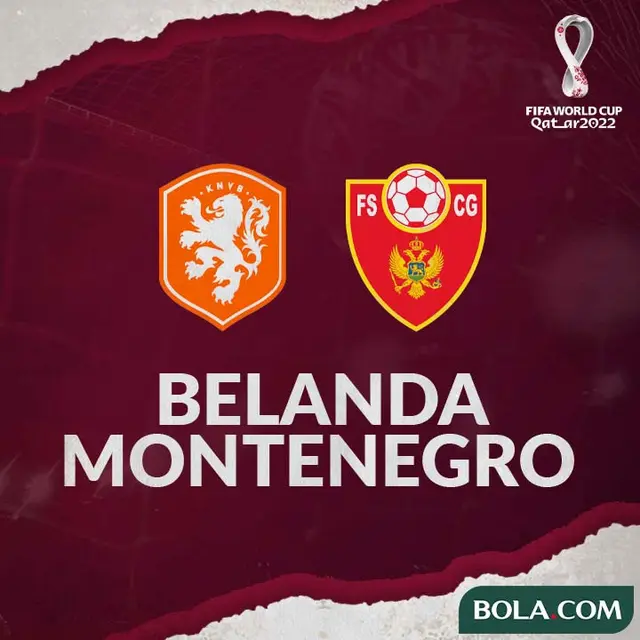 Kualifikasi Piala Dunia - Belanda Vs Montenegro