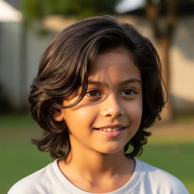 Model Rambut Panjang Anak Laki Laki (Gemini AI)