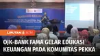 Berdasarkan data OJK, 18 persen masyarakat yang terjerat pinjol ilegal adalah ibu rumah tangga. Untuk itu, OJK Indonesia bekerja sama dengan PT Bank Fama International menggelar kegiatan edukasi keuangan terhadap Komunitas Pemberdayaan Perempuan Kepa...