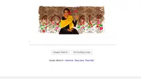 Google Doodle hari ini menampilkan Katy Jurado (sumber: google)