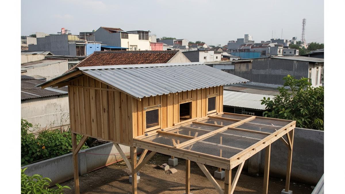 7 Cara Membuat Kandang Ayam Kampung Anti Bau untuk Area Padat Penduduk, Ramah Lingkungan