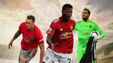 Ilustasi - Phil Jones, Timothy Fosu-Mensah, Sergio Romero (Bola.com/Adreanus Titus)