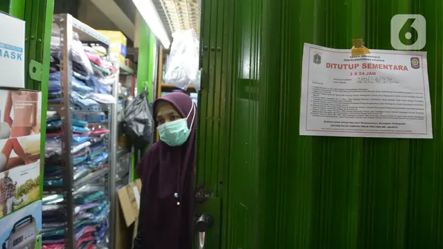 razia tempat makan di pasar pramuka
