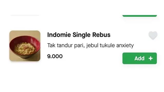 Antimainstream, 6 Deskripsi Menu Makanan di Aplikasi Online Ini Bikin Ngakak