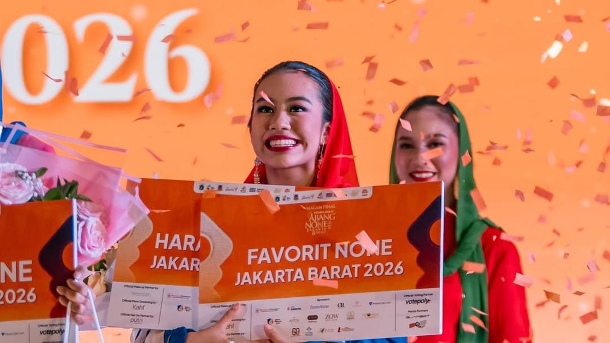 Diarra Rachbini Raih 2 Gelar di Abang None Jakarta Barat 2026, Alya Rohali Bangga