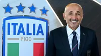 Luciano Spalletti jadi pelatih Timnas Italia. (Filippo MONTEFORTE / AFP)