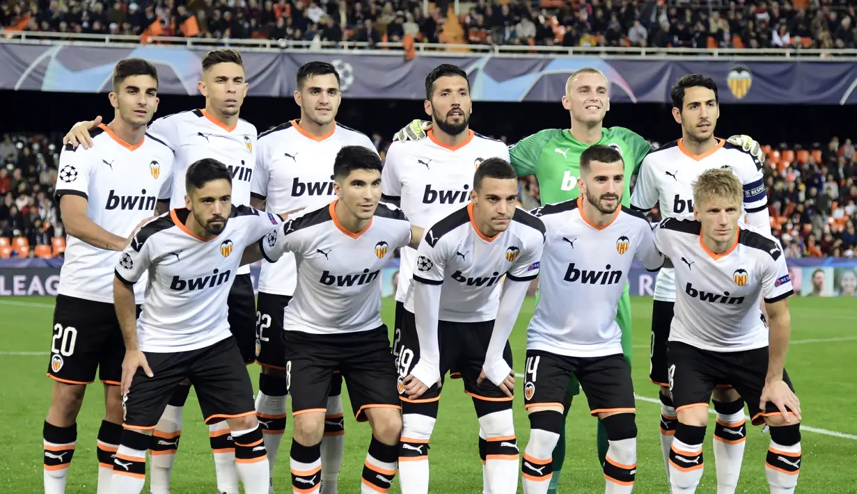 7. Valencia - Salah satu klub besar di Spanyol ini sudah 10 tahun mengalami masalah keuangan. Los Che ditaksir mempunyai utang sekitar 274 juta euro. (AFP/Javier Soriano)
