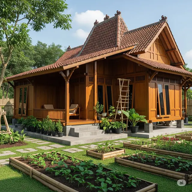 10 Gambar Rumah Sederhana Ukuran 6x9 di Kampung, Inspirasi Hunian Asri