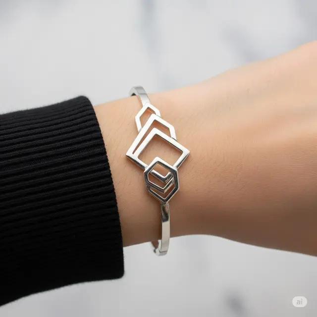 Gelang Geometris Modern