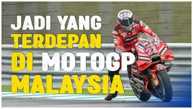 Berita Video, Enea Bastiani fisi diperingkat satu MotoGP Malaysia 2023 pada Minggu (12/11/2023)