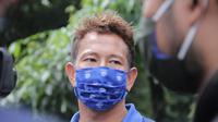 Penjaga gawang Persib Bandung, I Made Wirawan. (Bola.com/Erwin Snaz)