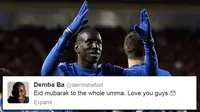 Striker Chelsea Ucapkan Selamat Idul Adha lewat Twitter
