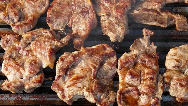 Ilustrasi daging panggang