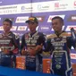 Para pemenang di kelas YCR 1 pada Yamaha Cup Race Singkawang (Liputan6.com/Windi Wicaksono)