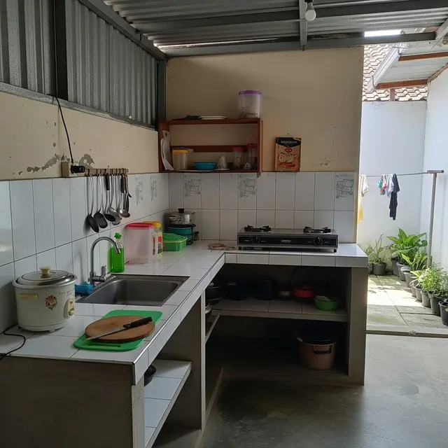 9 Model Dapur Rumah Subsidi Tipe 30/60 dengan Layout Bentuk L, Desain Efisien