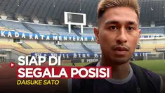 Berita video BRI Liga 1 kali ini soal bek Persib Bandung, Daisuke Sato, yang mengaku siap untuk dimainkan di posisi mana pun.