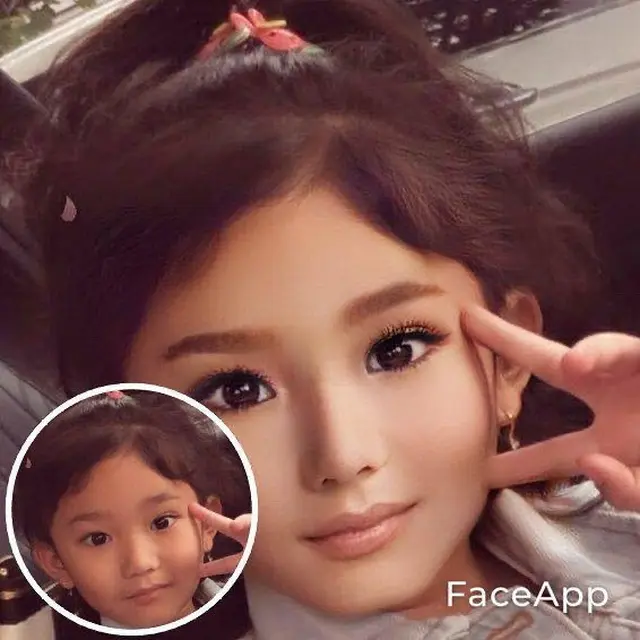 6 Anak Artis Ikut 'Oplas' Pakai FaceApp, Paras Anak Ayu Ting Ting Bikin Pangling