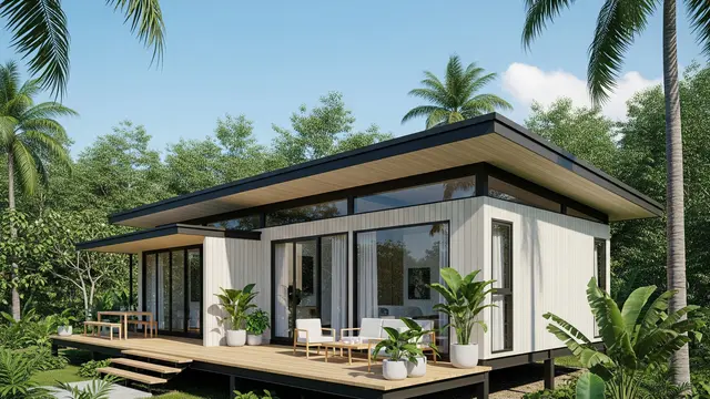 rumah atap datar