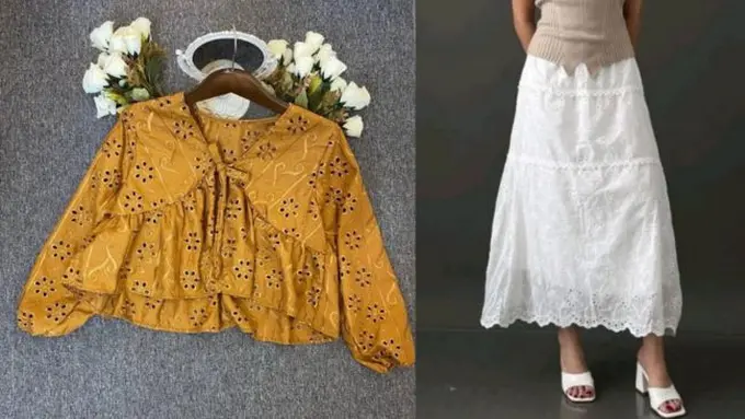 Model Baju Katun Bolong