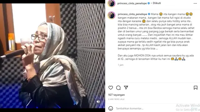 Cinta Penelope (Foto: Instagram/@princess_cinta_penelope)