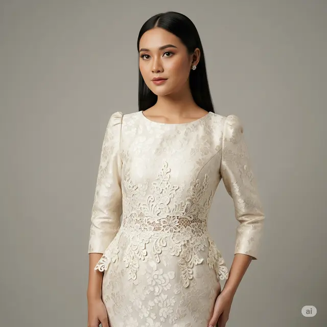 Model Baju Brokat Bangkok Terbaru. Foto: Gemini