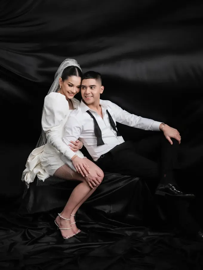 Prewedding Look Alyssa Daguise yang Baru Terungkap, Manis Dibalut Mini Gown Putih