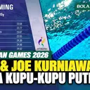 Highlight Renang Putra Asian Games 2026: Samuel Septionus dan Joe Kurniawan di 50m Gaya Kupu-Kupu