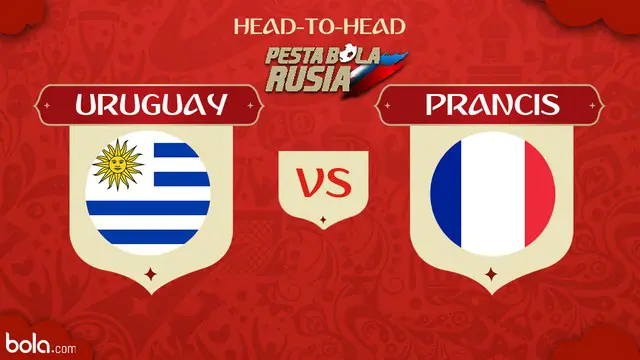 Berita video head-to-head Piala Dunia Rusia 2018: Uruguay vs Prancis.