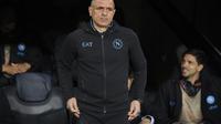 Pelatih Napoli, Francesco Calzona. (Josep LAGO / AFP)