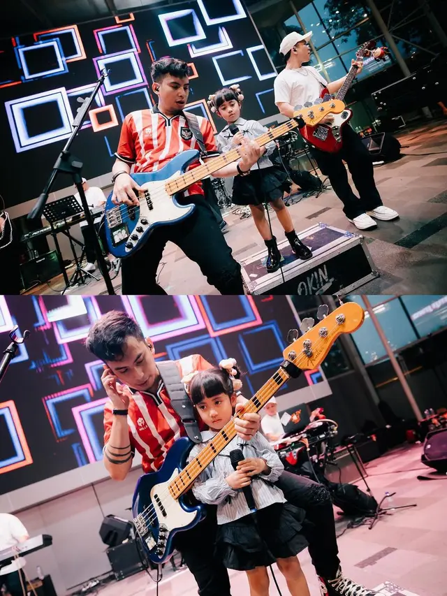 Momen kompak Okin, Xabiru, dan Chava (Instagram/@okintph)