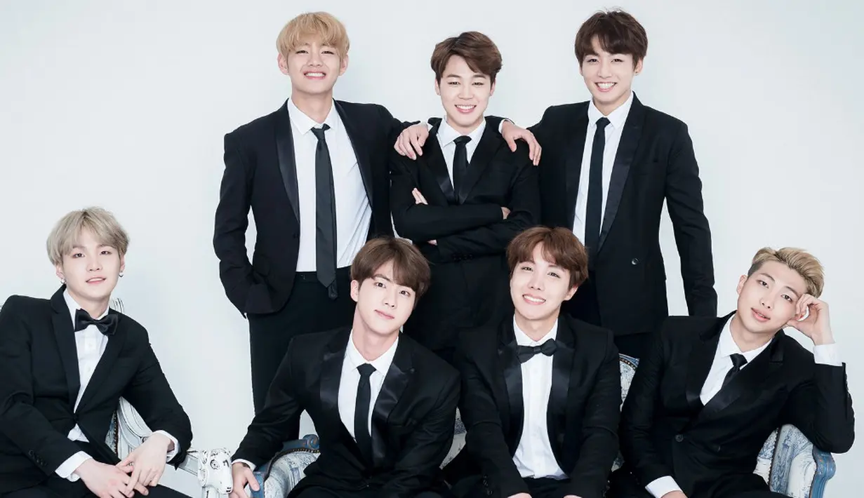 Big Hit Entertainment selaku agensi dari BTS mengucapkan terima kasih atas dukungan para ARMY yang ada di Spanyol. Dan mereka bahagia bisa mendapatkan penghargaan di Spanyol. (Foto: Soompi.com)