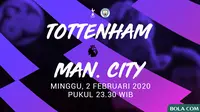 Premier League - Tottenham Hotspur Vs Manchester City (Bola.com/Adreanus Titus)