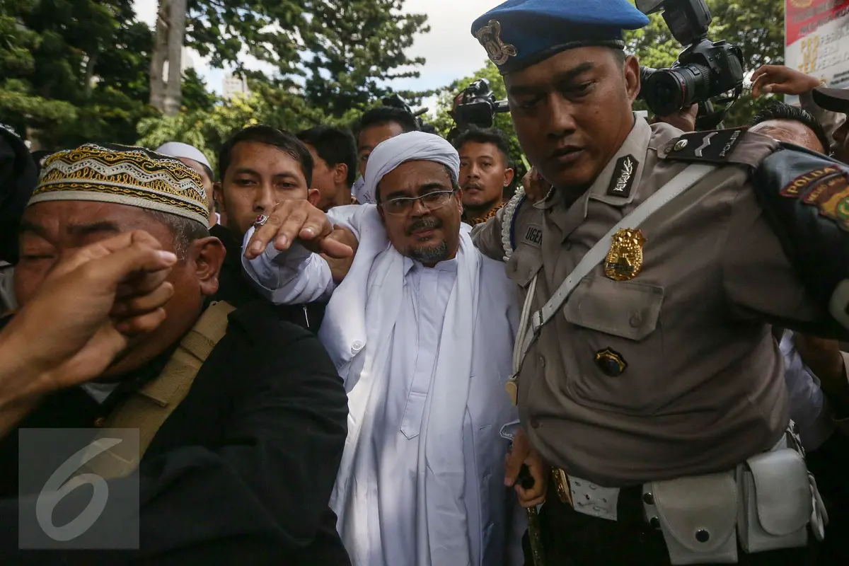 20170123-Habib Rizieq Kembali Diperiksa Polda Metro Jaya-Jakarta
