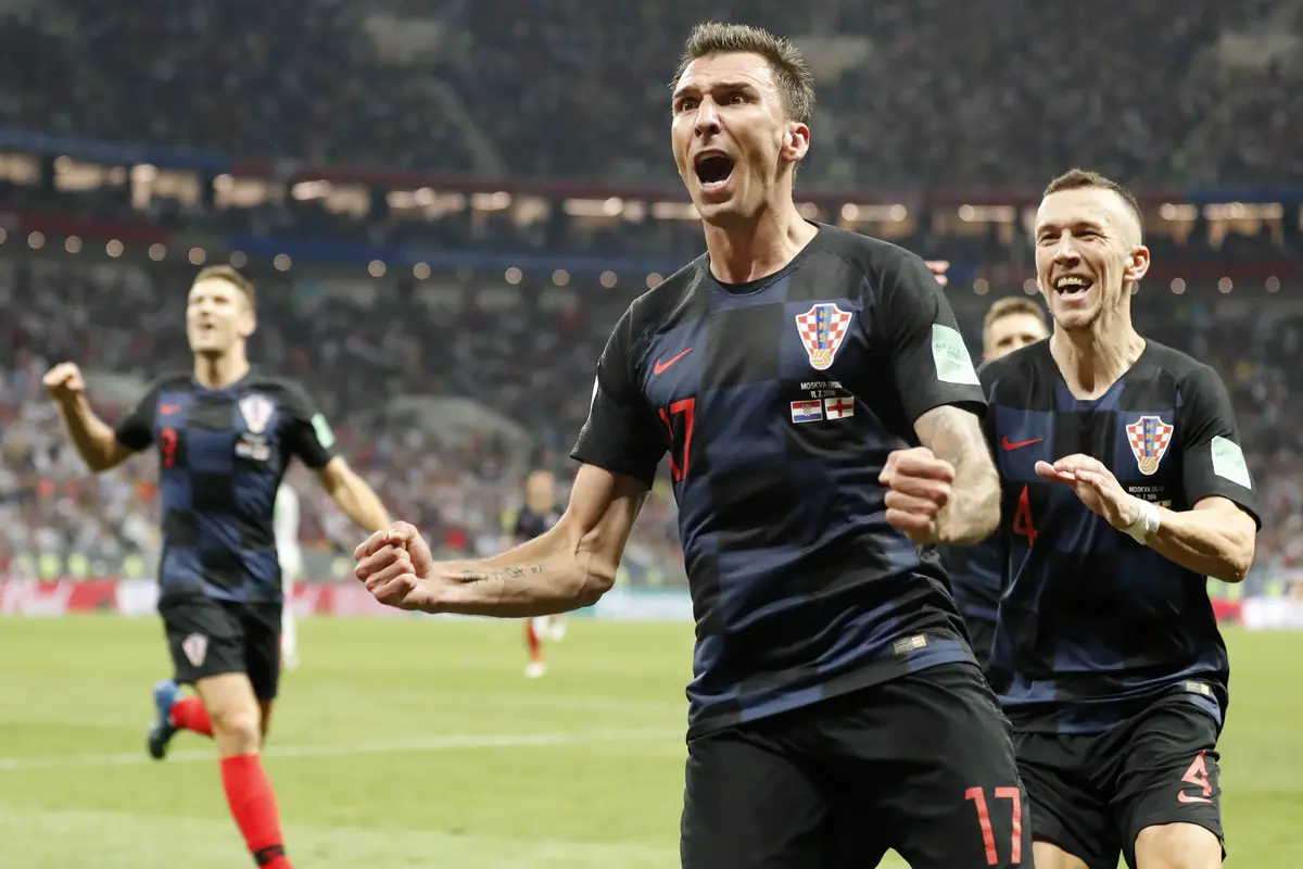 Pesta Bola Rusia, Piala Dunia 2018, Kroasia, Inggris