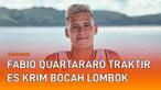 MotoGP Mandalika 2022 telah usai, pebalap Yamaha Fabio Quartararo raih runner up. Meski tak mampu menyalip Miguel Oliveira di posisi terdepan, Fabio tetap ceria. Bahkan El Diablo tak segan berbagi kebahagiaan di hari-hari akhir di Lombok.