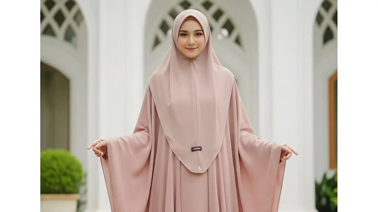 Baju Gamis Elegan tapi Simple untuk Kajian