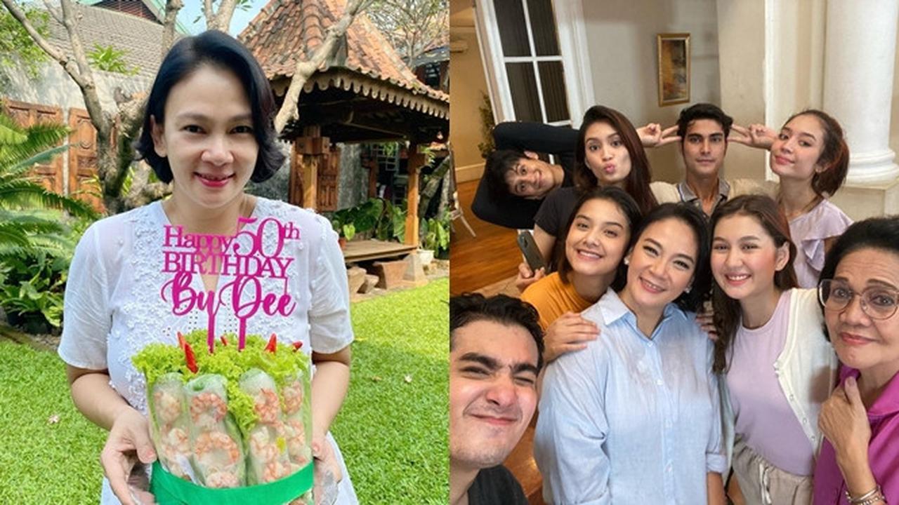 Dapat Kejutan dari 3 Keluarga, Ini 6 Momen Kejutan Ultah Dian Nitami ke-50