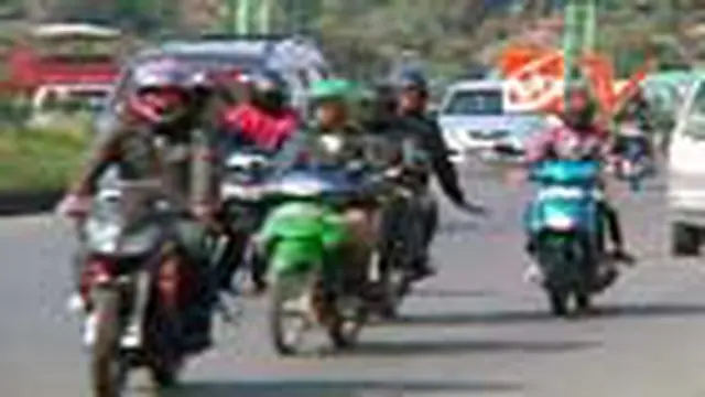 Cileunyi Mulai Dipadati Pemudik Motor
