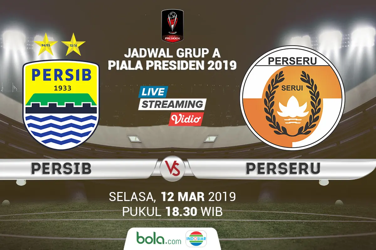Persib Bandung vs Perseru Serui