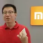 Head of Xiaomi South Pacific Region dan Xiaomi Indonesia Country Manager, Steven Shi, di Jakarta, Senin (29/7/2019). (Liputan6.com/ Agustinus Mario Damar)