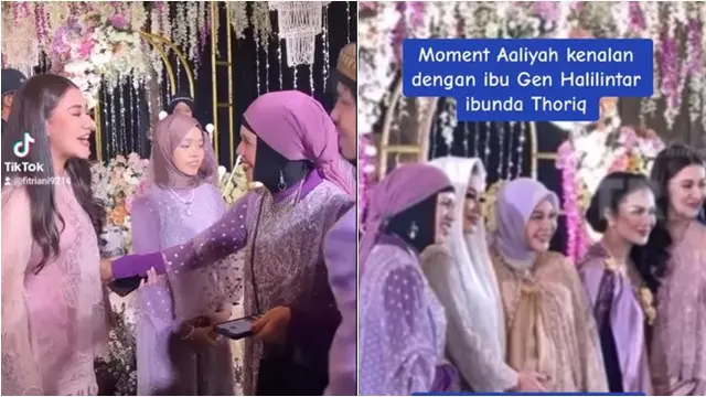 6 Potret Akrab Aaliyah Massaid dan Ibu Thariq Halilintar, Bercengkerama Hangat