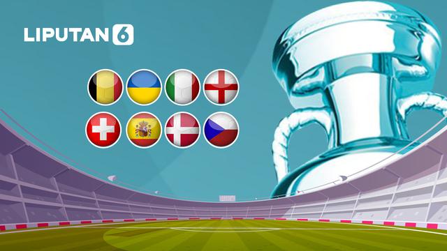 Banner Perempat Final / 8 Besar Euro 2020 / Euro 2021