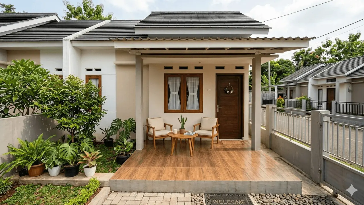 Desain Teras Rumah Subsidi