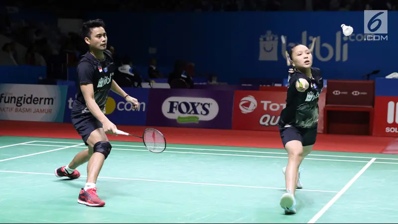 Tontowi Ahmad/Winny Oktavina Menang Mudah Atas Pasangan India